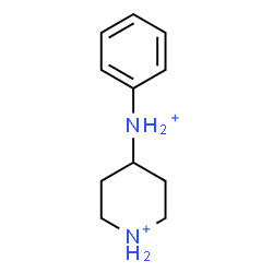 ChemSpider 2D Image | 4-(Phenylammonio)piperidinium | C11H18N2