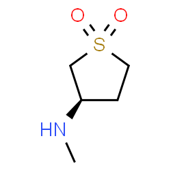 ChemSpider 2D Image | (3R)-N-Methyltetrahydro-3-thiophenamine 1,1-dioxide | C5H11NO2S