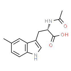 ChemSpider 2D Image | N-Acetyl-5-methyl-L-tryptophan | C14H16N2O3