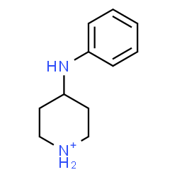 ChemSpider 2D Image | 4-Anilinopiperidinium | C11H17N2