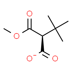 ChemSpider 2D Image | (2S)-2-(Methoxycarbonyl)-3,3-dimethylbutanoate | C8H13O4
