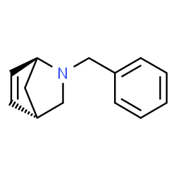 ChemSpider 2D Image | (1S,4S)-2-Benzyl-2-azabicyclo[2.2.1]hept-5-ene | C13H15N