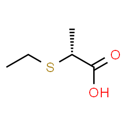 ChemSpider 2D Image | (2R)-2-(Ethylsulfanyl)propanoic acid | C5H10O2S