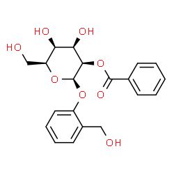 ChemSpider 2D Image | 2-(Hydroxymethyl)phenyl 2-O-benzoyl-beta-L-talopyranoside | C20H22O8