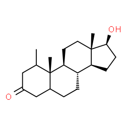 ChemSpider 2D Image | (17beta)-17-Hydroxy-1-methylandrostan-3-one | C20H32O2