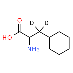 ChemSpider 2D Image | 3-Cyclohexyl(3,3-~2~H_2_)alanine | C9H15D2NO2