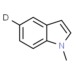 ChemSpider 2D Image | 1-Methyl(5-~2~H)-1H-indole | C9H8DN