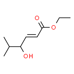 ChemSpider 2D Image | Ethyl (2E)-4-hydroxy-5-methyl-2-hexenoate | C9H16O3