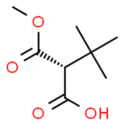 ChemSpider 2D Image | (2R)-2-(Methoxycarbonyl)-3,3-dimethylbutanoic acid | C8H14O4