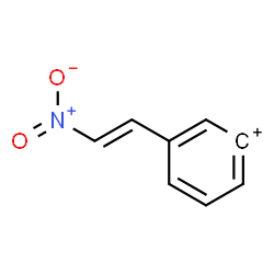 ChemSpider 2D Image | [(E)-2-Nitrovinyl]phenylium | C8H6NO2
