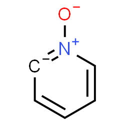 ChemSpider 2D Image | Pyridin-2-ide 1-oxide | C5H4NO