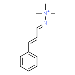 ChemSpider 2D Image | (2E)-1,1,1-Trimethyl-2-[(2E)-3-phenyl-2-propen-1-ylidene]hydrazinium | C12H17N2