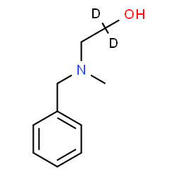 ChemSpider 2D Image | 2-[Benzyl(methyl)amino](1,1-~2~H_2_)ethanol | C10H13D2NO