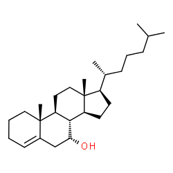 ChemSpider 2D Image | (7alpha)-Cholest-4-en-7-ol | C27H46O