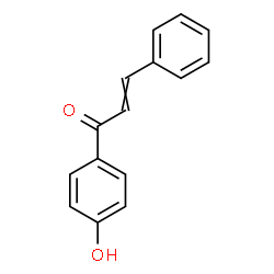 ChemSpider 2D Image | 1-(4-Hydroxyphenyl)-3-phenyl-2-propen-1-one | C15H12O2