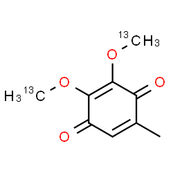 ChemSpider 2D Image | 5-Methyl-2,3-bis[(~13~C)methyloxy]-1,4-benzoquinone | C713C2H10O4