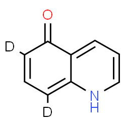 ChemSpider 2D Image | 5(1H)-(6,8-~2~H_2_)Quinolinone | C9H5D2NO