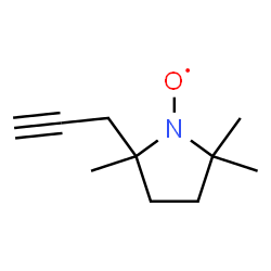 ChemSpider 2D Image | [2,2,5-Trimethyl-5-(2-propyn-1-yl)-1-pyrrolidinyl]oxidanyl | C10H16NO