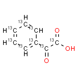 ChemSpider 2D Image | Oxo[(~13~C_6_)phenyl](~13~C_2_)acetic acid | 13C8H6O3