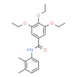 ChemSpider 2D Image | N-(2,3-Dimethylphenyl)-3,4,5-triethoxybenzamide | C21H27NO4