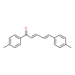 ChemSpider 2D Image | (2E,4E)-1,5-Bis(4-methylphenyl)-2,4-pentadien-1-one | C19H18O