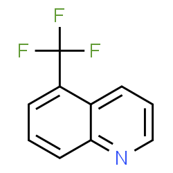 ChemSpider 2D Image | 5-(Trifluoromethyl)quinoline | C10H6F3N