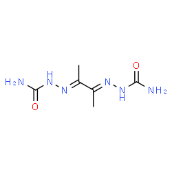 ChemSpider 2D Image | (2E,2'E)-2,2'-[(2E,3E)-2,3-Butanediylidene]dihydrazinecarboxamide | C6H12N6O2