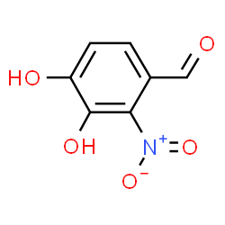 ChemSpider 2D Image | 3,4-Dihydroxy-2-nitrobenzaldehyde | C7H5NO5