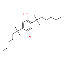 ChemSpider 2D Image | 2,5-Ditertoctylhydroquinone | C22H38O2