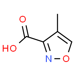 ChemSpider 2D Image | 4-Methylisoxazole-3-carboxylic acid | C5H5NO3