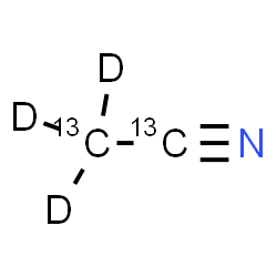 ChemSpider 2D Image | (~13~C_2_,~2~H_3_)Acetonitrile | 13C2D3N