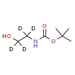 ChemSpider 2D Image | 2-Methyl-2-propanyl [2-hydroxy(~2~H_4_)ethyl]carbamate | C7H11D4NO3