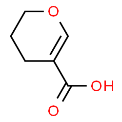 ChemSpider 2D Image | 3,4-Dihydro-2H-pyran-5-carboxylic acid | C6H8O3