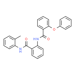 ChemSpider 2D Image | N-{2-[(2-Methylphenyl)carbamoyl]phenyl}-2-phenoxybenzamide | C27H22N2O3