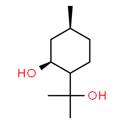 ChemSpider 2D Image | (1S,5S)-2-(2-Hydroxy-2-propanyl)-5-methylcyclohexanol | C10H20O2