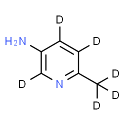 ChemSpider 2D Image | 6-(~2~H_3_)Methyl-3-(~2~H_3_)pyridinamine | C6H2D6N2