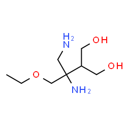 ChemSpider 2D Image | 2-(1,2-Diamino-3-ethoxy-2-propanyl)-1,3-propanediol | C8H20N2O3