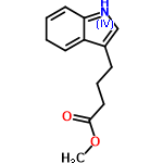 InChI=1/C13H16NO2/c1-16-13(15)8-4-5-10-9-14-12-7-3-2-6-11(10)12/h3,6-7,9,14H,2,4-5,8H2,1H3