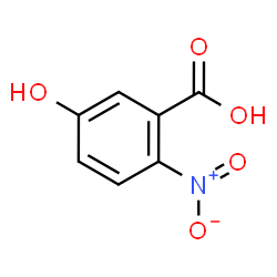 ChemSpider 2D Image | 5-Hydroxy-2-nitrobenzoic acid | C7H5NO5
