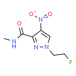 ChemSpider 2D Image | 1-(2-Fluoroethyl)-N-methyl-4-nitro-1H-pyrazole-3-carboxamide | C7H9FN4O3