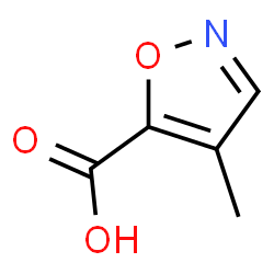 ChemSpider 2D Image | 4-methyl-5-isoxazolecarboxylic acid | C5H5NO3