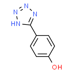 ChemSpider 2D Image | 4-(1H-Tetrazol-5-yl)phenol | C7H6N4O