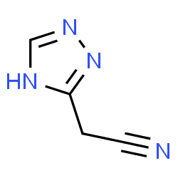 ChemSpider 2D Image | 1H-1,2,4-Triazol-3-ylacetonitrile | C4H4N4