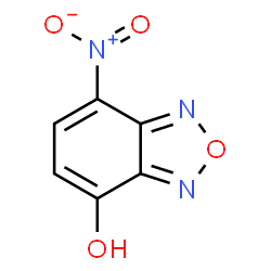ChemSpider 2D Image | 7-Nitro-2,1,3-benzoxadiazol-4-ol | C6H3N3O4