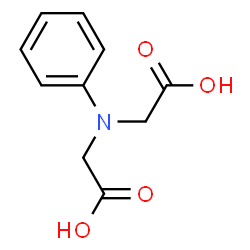 ChemSpider 2D Image | N-Phenyliminodiacetic acid | C10H11NO4