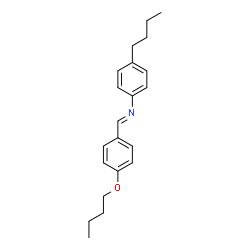 ChemSpider 2D Image | P-BUTOXYBENZYLIDENE P-BUTYLANILINE | C21H27NO