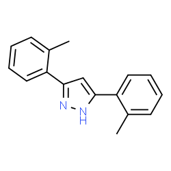 ChemSpider 2D Image | 3,5-Bis(2-methylphenyl)-1H-pyrazole | C17H16N2