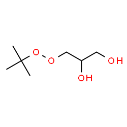 ChemSpider 2D Image | 3-(tert-Butylperoxy)propane-1,2-diol | C7H16O4
