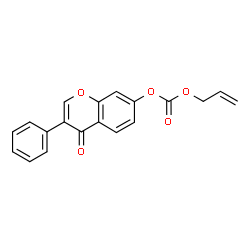 ChemSpider 2D Image | Allyl 4-oxo-3-phenyl-4H-chromen-7-yl carbonate | C19H14O5