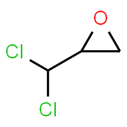 ChemSpider 2D Image | 2-(Dichloromethyl)oxirane | C3H4Cl2O